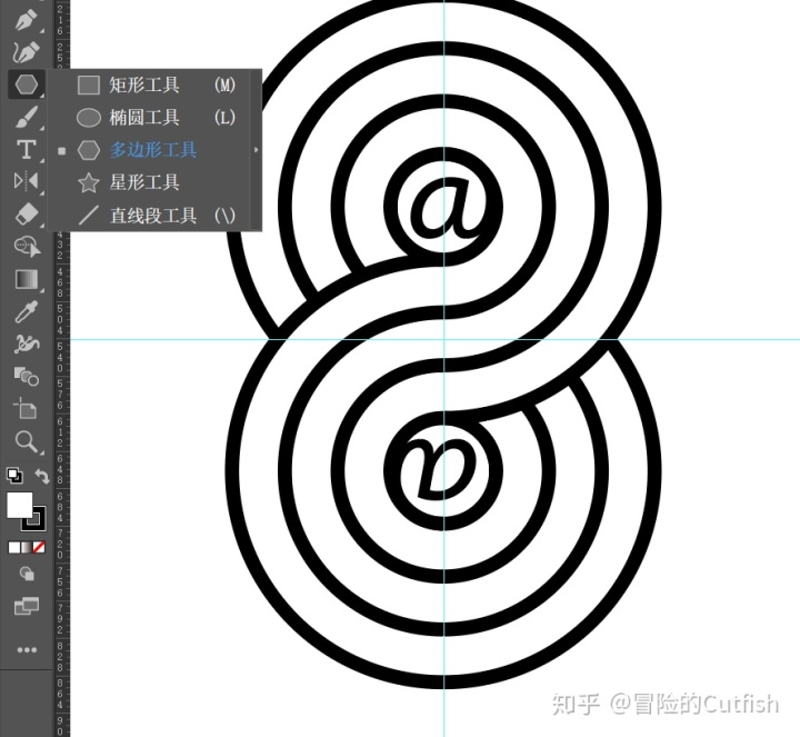 Illustrator绘制环形图案的精准定位与切割技巧